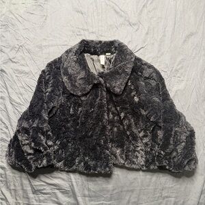 Tacera Women's Plush Teddy Jacket - Black